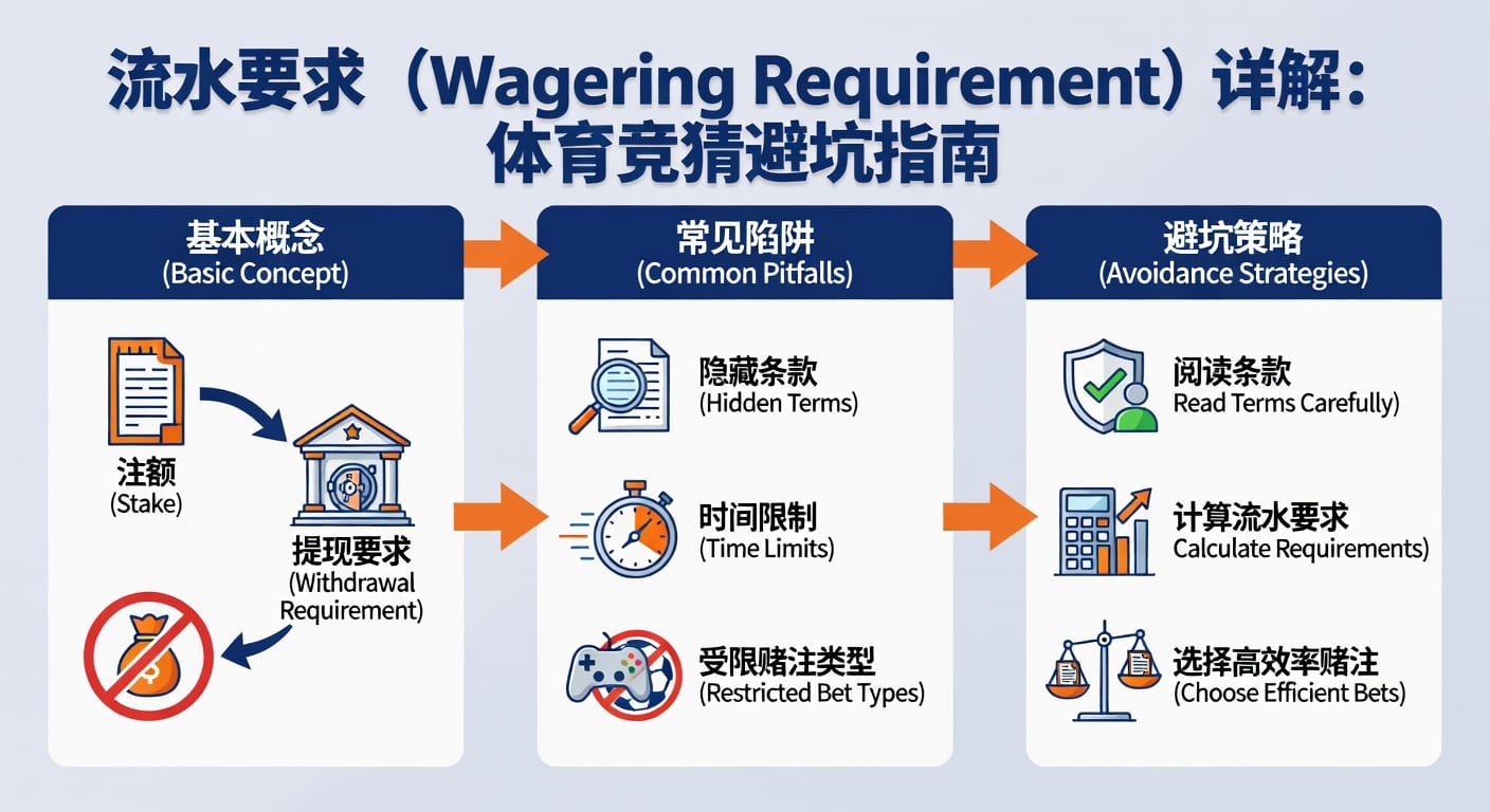 流水要求 sports wagering requirement 体育投注流水要求