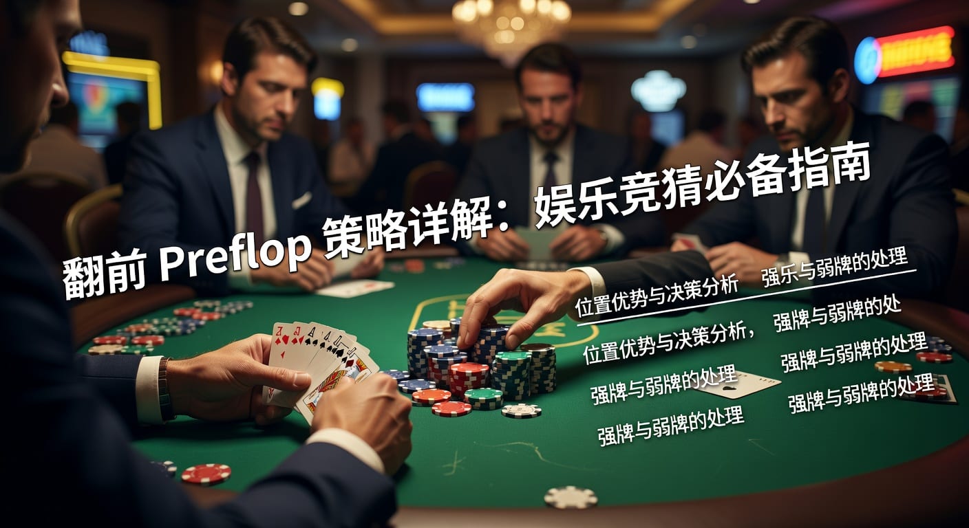 翻前 preflop 实战判断与开池跟注策略 2026年